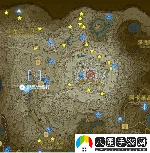 塞爾達(dá)傳說王國之淚火山章魚位置