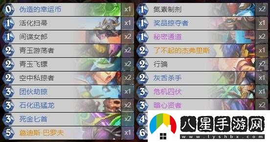 爐石傳說青玉賊卡組構(gòu)建攻略