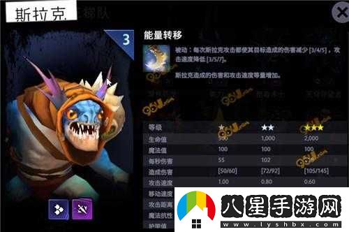 刀塔霸業(yè)斯拉克圖鑒之小魚人技能與羈絆詳細(xì)解析