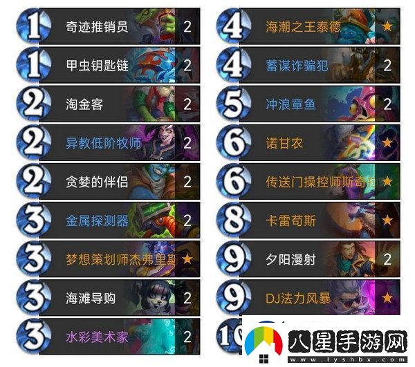 爐石傳說術(shù)法卡組攻略