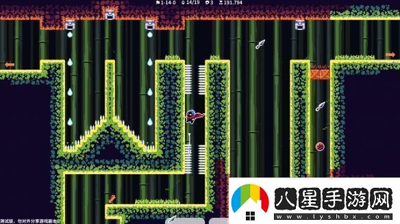 瞬移機制2D精準平臺游戲忍者明Demo上線Steam有獎速通活動開啟！
