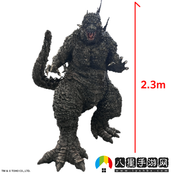 哥斯拉70歲生日！最新公布2.3米巨大雕像