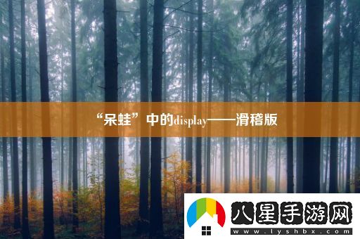 “呆蛙”中的display——滑稽版