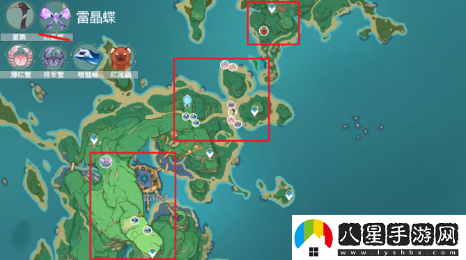 原神小動(dòng)物分布位置大全