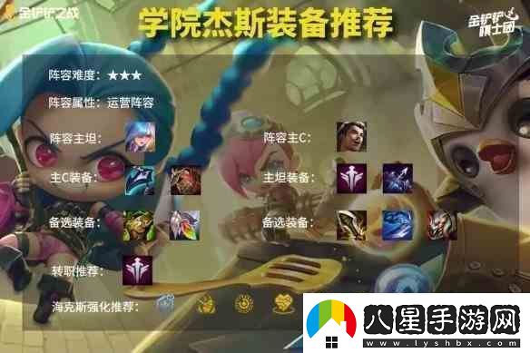 金鏟鏟之戰(zhàn)學(xué)院杰斯陣容搭配指南