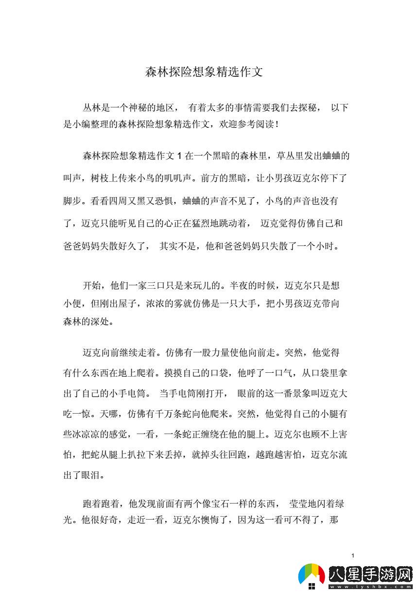 夜探密林