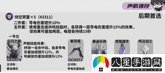 鳴潮燈燈聲骸的最佳詞條選擇推薦與攻略方法分享