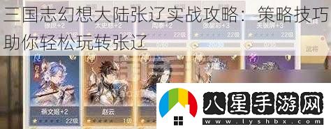 三國(guó)志幻想大陸張遼實(shí)戰(zhàn)攻略