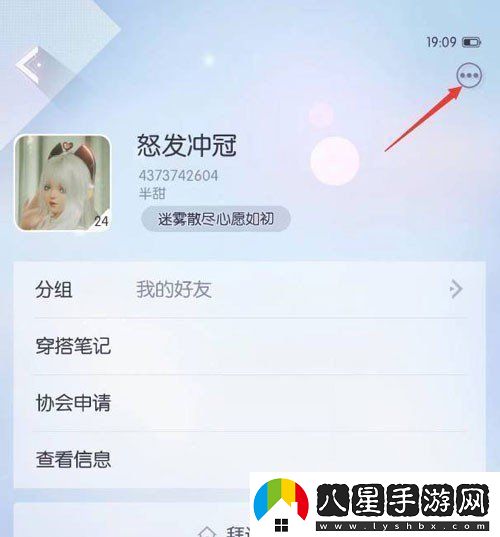 以閃亮之名怎么刪除好友