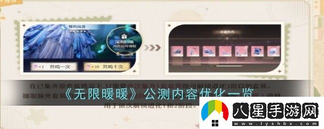 無限暖暖公測內(nèi)容全方位優(yōu)化詳細盤點與分析