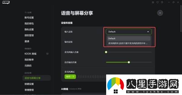 kook游戲時麥克風沒聲音怎么辦