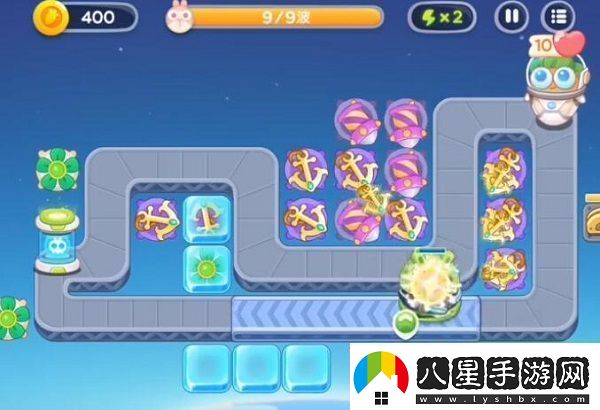 保衛(wèi)蘿卜4太空穿越第11關(guān)通關(guān)指南