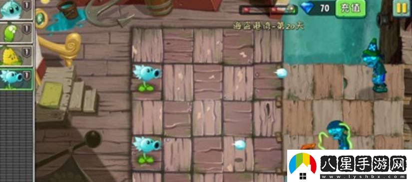 植物大戰(zhàn)僵尸2pvz2海盜港灣第20天怎么打