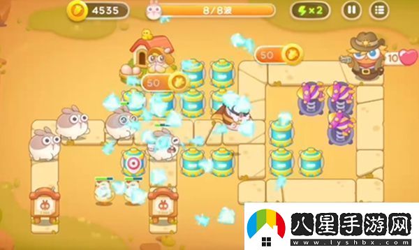 保衛(wèi)蘿卜4波仔很忙第十關(guān)無(wú)損通關(guān)技巧分享