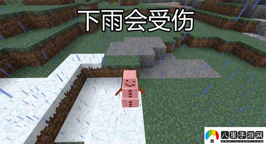我的世界雪傀儡的兩種奇特用法