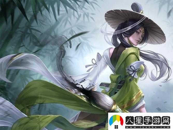 王者榮耀上官婉兒伴生皮膚修竹墨客高清模型全方位展示