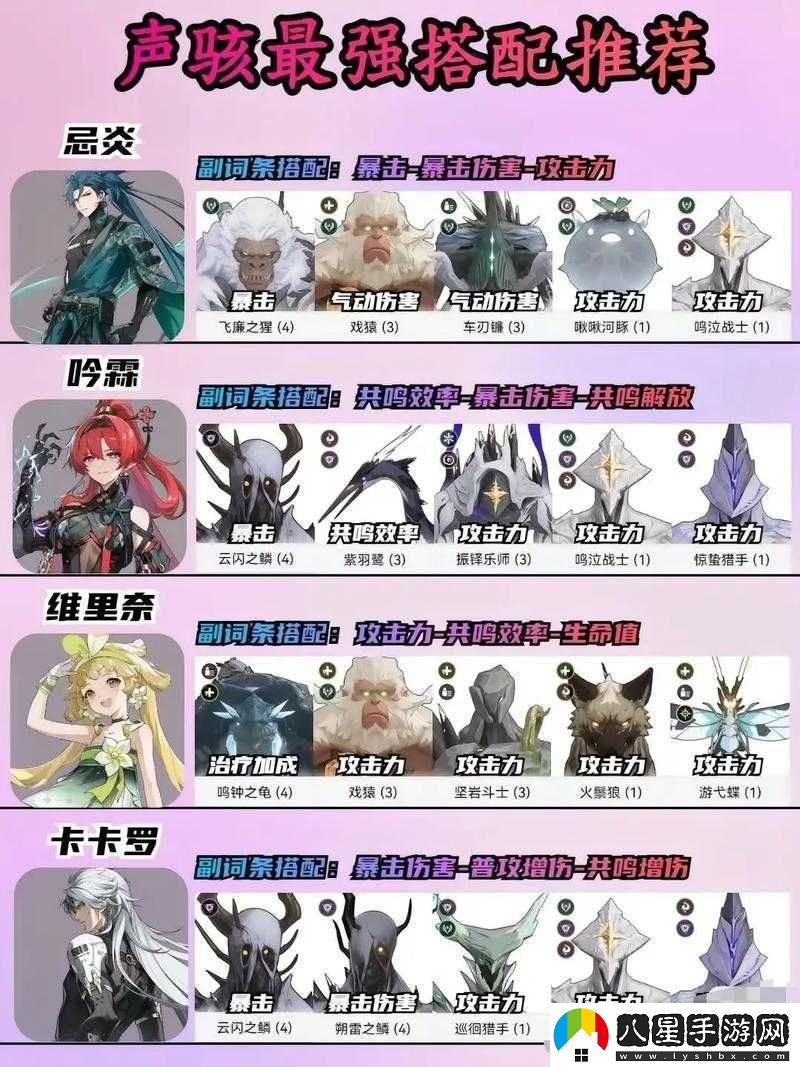 鳴潮熾霞聲骸怎么搭配之獨(dú)特探索與解讀