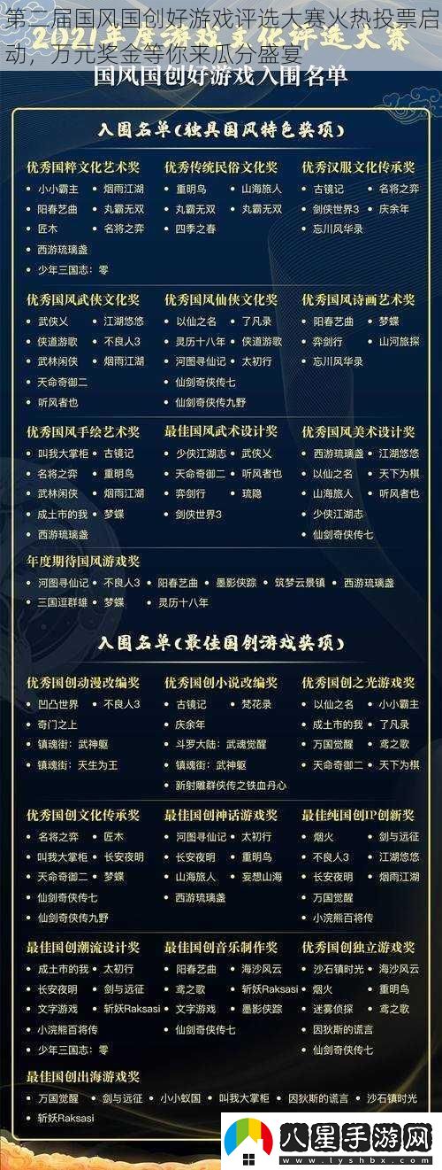 第二屆國風國創(chuàng)好游戲評選大賽火熱投票啟動