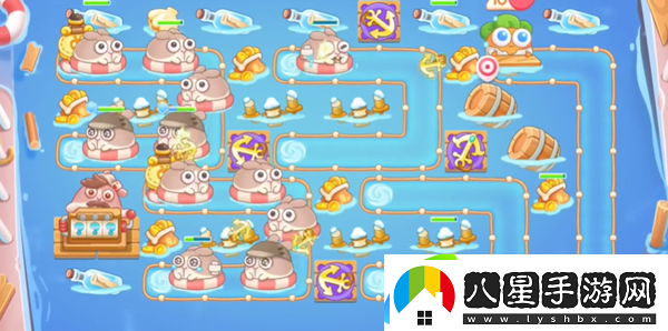 保衛(wèi)蘿卜4暖暖湯泉第8關(guān)攻略