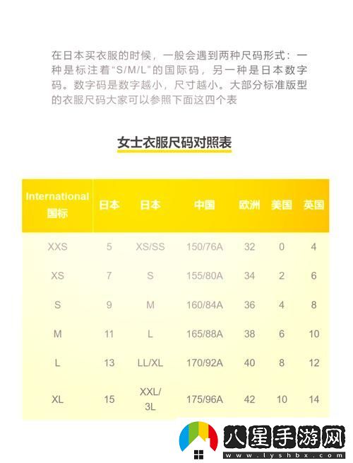 內(nèi)容豐富歐美尺碼日本尺碼專線