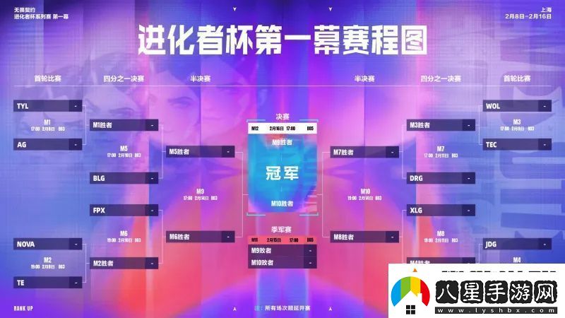 進(jìn)化者杯第一幕賽程