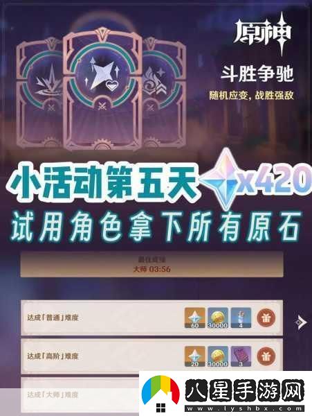 原神斗勝爭(zhēng)馳第三關(guān)烈焰花般燃燒大師難度保姆級(jí)攻略