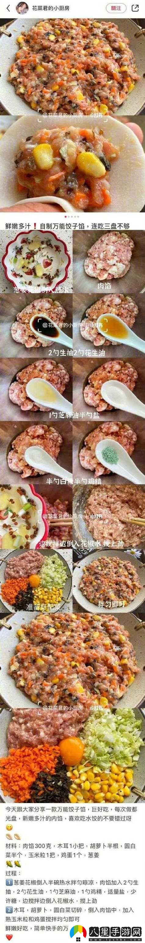 輕松學(xué)做肉餡小水餃——授課方式po肉餡小水餃視頻