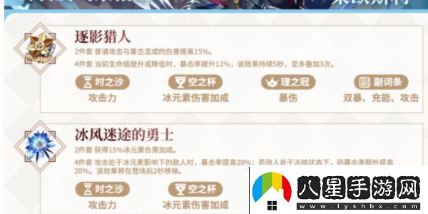 原神萊歐斯利圣遺物推薦萊歐斯利圣遺物主詞條搭配攻略