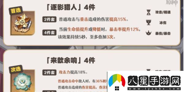 原神萊歐斯利圣遺物推薦萊歐斯利圣遺物主詞條搭配攻略