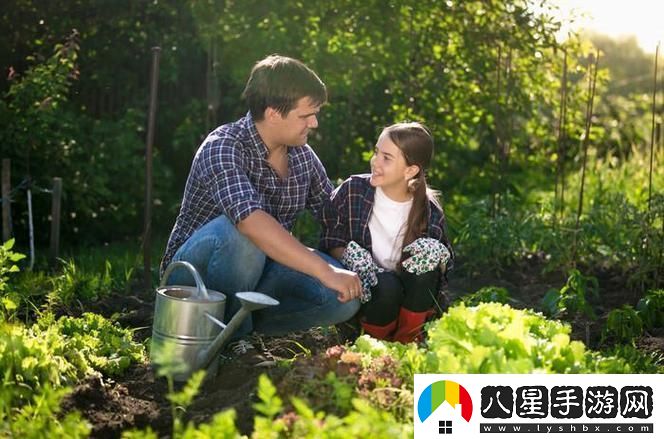 父親有力挺送女兒的花園友