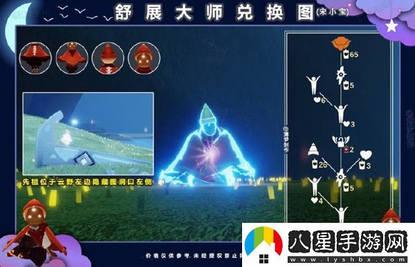 光遇11月18日紅絨斗篷宋小寶先祖兌換圖