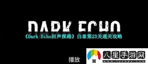 回聲探路白章第23關(guān)這么過