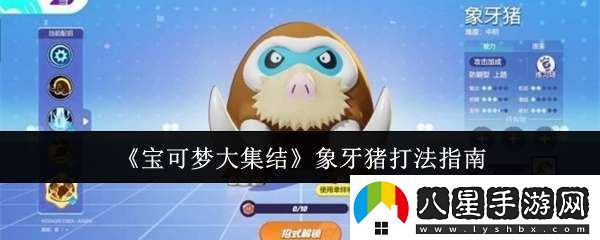 寶可夢(mèng)大集結(jié)象牙豬怎么打