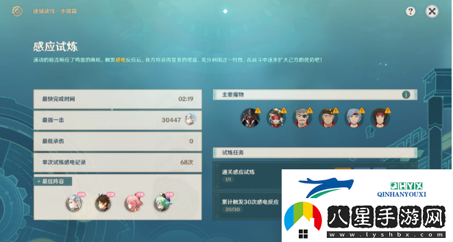 原神4.2版本感應(yīng)試煉試用陣容怎么搭配