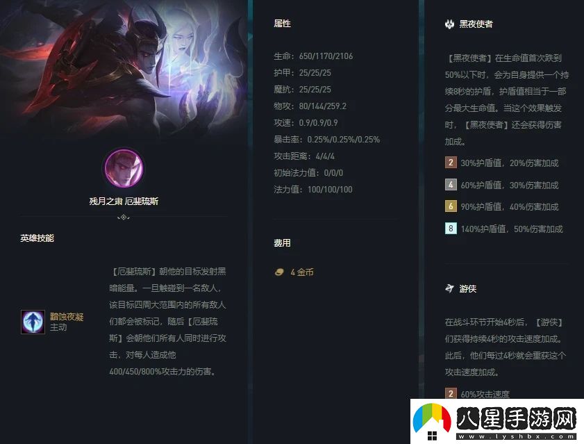 云頂之弈s5游俠陣容羈絆搭配攻略