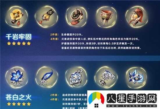 原神千巖牢固圣遺物怎么樣