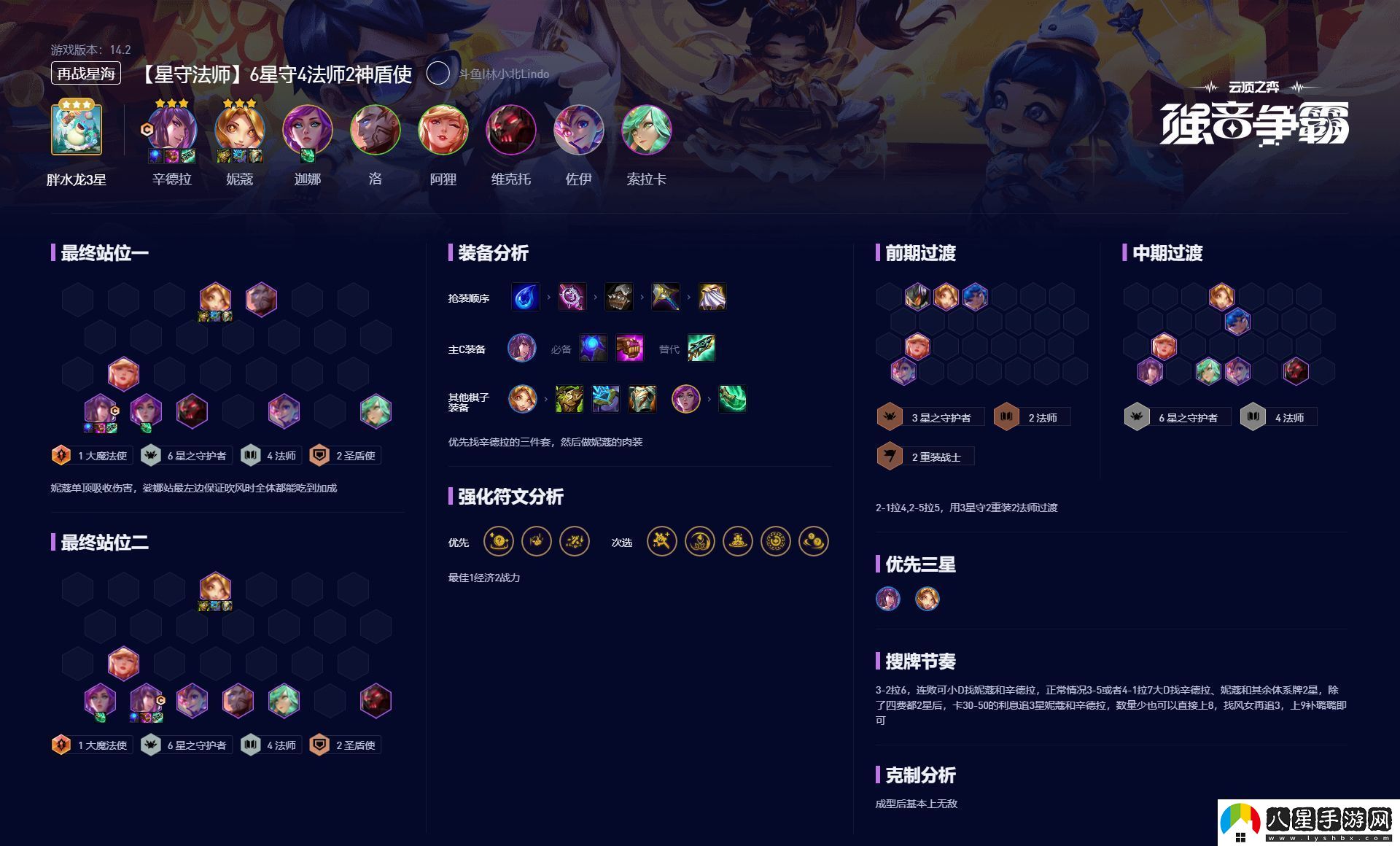 云頂之弈再戰(zhàn)星海最強陣容推薦