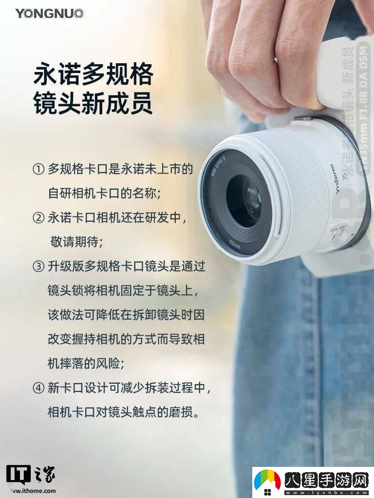 永諾自研相機卡口進行中