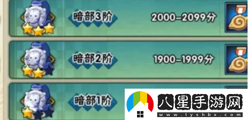 火影忍者手游段位介紹