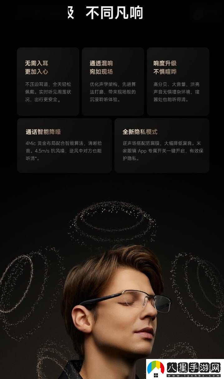 小米MIJIA智能音頻眼鏡2眾籌上線