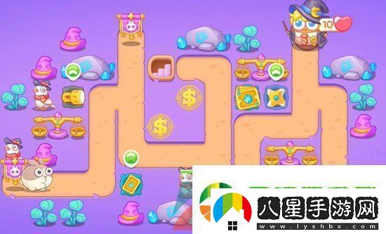 保衛(wèi)蘿卜4阿波與魔法寶藏第32關(guān)怎么過