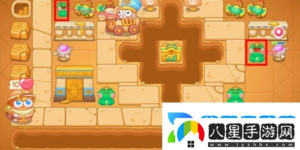 保衛(wèi)蘿卜4法老歸來第110關(guān)怎么過