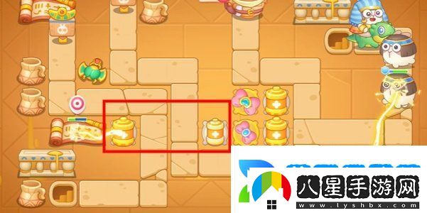 保衛(wèi)蘿卜4法老歸來第108關(guān)怎么過