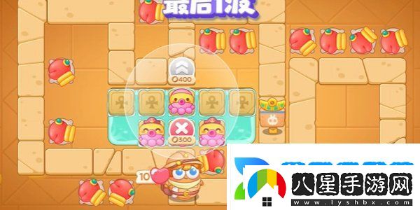 保衛(wèi)蘿卜4法老歸來第107關(guān)怎么過
