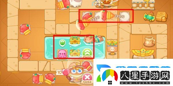 保衛(wèi)蘿卜4法老歸來第107關(guān)怎么過