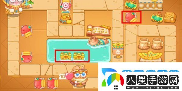 保衛(wèi)蘿卜4法老歸來第107關(guān)怎么過