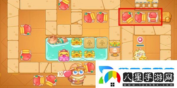 保衛(wèi)蘿卜4法老歸來第107關(guān)怎么過