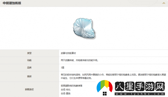 鳴潮風(fēng)主升級培養(yǎng)材料一覽